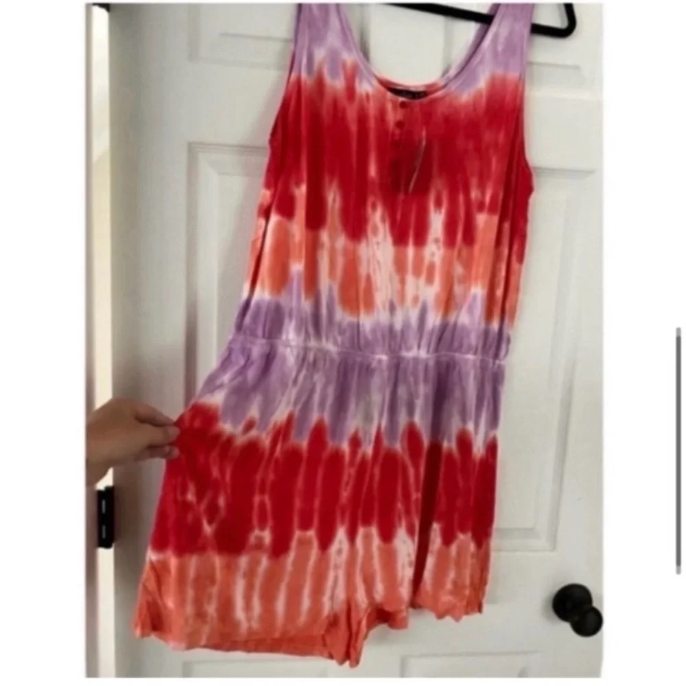 TORRID Lovesick Tie Dye Romper - Picture 7 of 8